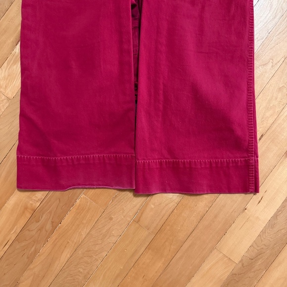 Anthropologie Cidra Burgundy Red Low Rise Boot Cut Jeans Size 4 - Picture 7 of 7